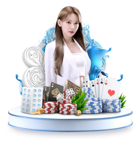 Hình ảnh bàn chơi casino trực tuyến với người chia bài thật, thể hiện sự sang trọng và chân thực của sòng bạc ok365 code